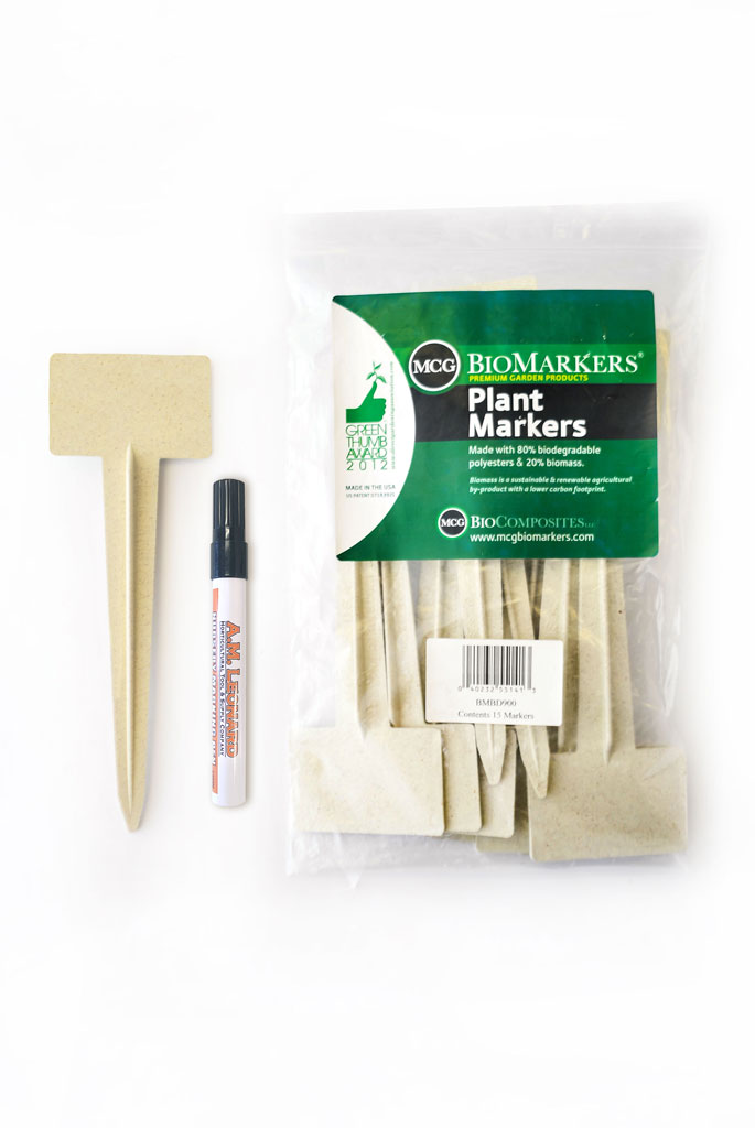 Biodegradable Plant Marker Biomarker Prairie Moon Nursery