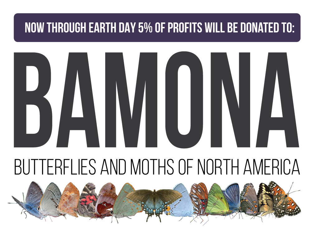 Now through earth day 5% profits will be donated to BAMONA